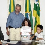 Prefeito em exercício entrega diplomas às novas autoridades mirins de Aracaju - Fotos: Abmael Eduardo  AAN