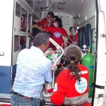 SAMU realiza simulação de acidente na avenida Gasoduto - Fotos: Wellington Barreto  AAN