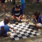 Criançada se diverte com jogos populares no Parque da Sementeira - Fotos: Wellington Barreto  AAN