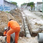 Drenagem em rua do bairro Industrial evitará alagamentos - Fotos: Wellington Barreto  AAN