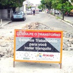 Transtorno em uma das avenidas do Médici está sendo solucionado pela prefeitura - Fotos: Wellington Barreto  AAN