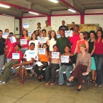 Adolescentes assistidos pelo “Projeto Gurilândia” concluem cursos profissionalizantes - Fotos: Abmael Eduardo  AAN