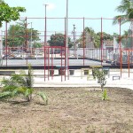 Urbanização da praça da avenida Tancredo Neves agrada moradores - Fotos: Abmael Eduardo  AAN