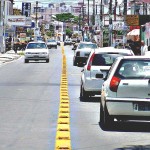 SMTT implanta sinalização horizontal nas ruas de Aracaju - Fotos: Wellington Barreto  AAN