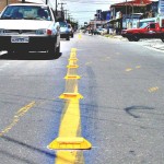SMTT implanta sinalização horizontal nas ruas de Aracaju - Fotos: Wellington Barreto  AAN