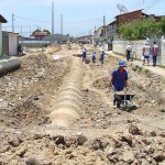 Obras de drenagem beneficiam moradores do Santos Dumont   - Fotos: Wellington Barreto  AAN