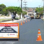 Avenida Visconde de Maracaju continua sendo recapeada pela Emurb - Fotos: Wellington Barreto  AAN