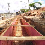Mais de 50% da drenagem pluvial da Heráclito Rollemberg já foi executada - Fotos: Wellington Barreto  AAN