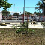 Urbanização de praça na Tancredo Neves em fase final - Fotos: Abmael Eduardo  AAN