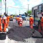 Avenida Heráclito Rollemberg recebe nova camada de asfalto - Fotos: Wellington Barreto  AAN