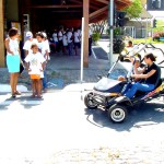 Crianças do projeto Recriando Caminhos visitam Escola de Trânsito da SMTT - Fotos: Lindivaldo Ribeiro  AAN  Agência Aracaju de Notícias
