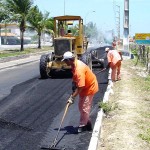 Recapeamento asfáltico da Heráclito Rollemberg continua em andamento - Fotos: Wellington Barreto  AAN