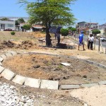 Obra de reurbanização da praça Franklin Roosevelt segue em ritmo normal - Fotos: Wellington Barreto  AAN