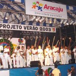 Prefeito abre oficialmente as atividades do Projeto Verão 2003 em Aracaju - Fotos: Wellington Barreto  AAN