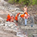 Ponte da Orlinha do bairro Industrial está em fase de conclusão  - Fotos: Abmael Eduardo  AAN