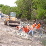 Ponte da Orlinha do bairro Industrial está em fase de conclusão  - Fotos: Abmael Eduardo  AAN
