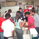 Servidores da Secom realizam confraternização com café da manhã - Fotos: Abmael Eduardo  AAN