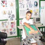Oficina de Serigrafia capacita adolescentes carentes - Foto: Wellington Barreto  AAN