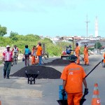 Operação tapaburacos vem sendo realizada em vários pontos da cidade - Fotos: Wellington Barreto  AAN