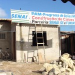 Alunos do curso de Construção Civil já estão finalizando a primeira casa  - Foto: Wellington Barreto  AAN