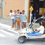 Crianças do Peti participam de atividades na Escola de Trânsito da SMTT - Fotos: Lindivaldo Ribeiro  AAN