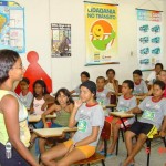 Crianças do Peti participam de atividades na Escola de Trânsito da SMTT - Fotos: Lindivaldo Ribeiro  AAN