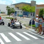 Crianças do Peti participam de atividades na Escola de Trânsito da SMTT - Fotos: Lindivaldo Ribeiro  AAN