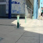 Acesso de veículos de carga nos calçadões está sendo bloqueado - Fotos: Wellington Barreto  AAN