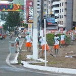 PMA recolhe mais de 11 mil quilos de lixo na primeira noite do Précaju - Agência Aracaju de Notícias