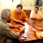 Diretoria da CDL visita o prefeito em exercício para tratar sobre os calçadões - Fotos: Márcio Dantas  AAN