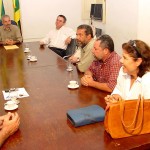Prefeito em exercício se reúne com vereadores da bancada de sustentação  - Fotos: Márcio Dantas  AAN