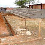 Obras na praça Maria Quitéria incluem construção de quadra polivalente  - Fotos: Márcio Dantas  AAN