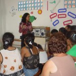 Alunos da rede municipal comemoram o Dia Internacional da Mulher - Fotos: Walter Martins  AAN