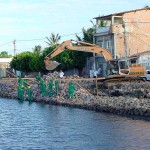 Prefeitura inicia construção de casas e muro de contenção na Coroa do Meio - Fotos: Márcio Dantas  AAN