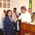 Entidades filantrópicas recebem cheques com doações arrecadadas durante Précaju 2003 - Fotos: Abmael Eduardo  AAN