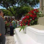 Prefeito presta homenagem ao fundador da cidade