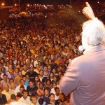 Culto evangélico reúne milhares de pessoas nas comemorações do aniversário da cidade - Fotos: Márcio Dantas  AAN