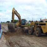 Obras na avenida São Paulo avançam em ritmo acelerado - Fotos: Abmael Eduardo  AAN
