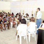 Conceição Vieira pede que famílias sejam parceiras no projeto ‘Criança Cidadã’  - Fotos: Abmael Eduardo  AAN