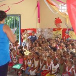 Crianças da rede municipal participam de projeto circense e teatral - Foto: Walter Martins  AAN