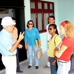 Secretárias visitam obra de reforma e ampliação de escola na Coroa do Meio - Fotos: Márcio Dantas  AAN