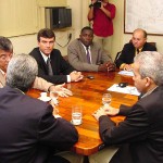 Prefeito recebe vista do senador Almeida Lima e bancadas do PDT - Fotos: Márcio Dantas  AAN