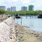 Construção de casas na Coroa do Meio será concluída ainda este mês - Fotos: Wellington Barreto  AAN