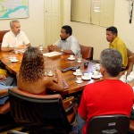 Viceprefeito recebe visita do secretário nacional de combate ao racismo do PT - Fotos: Márcio Dantas  AAN