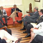 Prefeito recebe visita do embaixador da França no Brasil - Fotos: Wellington Barreto  AAN