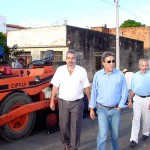 Prefeito realiza vistoria nas obras da avenida São Paulo e bairro Santos Dumont - Fotos: Wellington Barreto  AAN