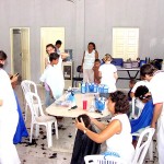 Mutirão da Beleza beneficia comunidades do Porto Dantas e Coqueiral - Fotos: Wellington Barreto  AAN
