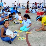 Escola municipal socializa recreio e diminui brincadeiras violentas - Fotos: Walter Martins  AAN