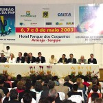 Reunião dos prefeitos já foi aberta oficialmente em Aracaju - Fotos: Wellington Barreto  AAN
