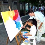 Crianças e adolescentes do Projeto Criança Cidadã visitam galeria Álvaro Santos - Fotos: Abmael Eduardo  AAN